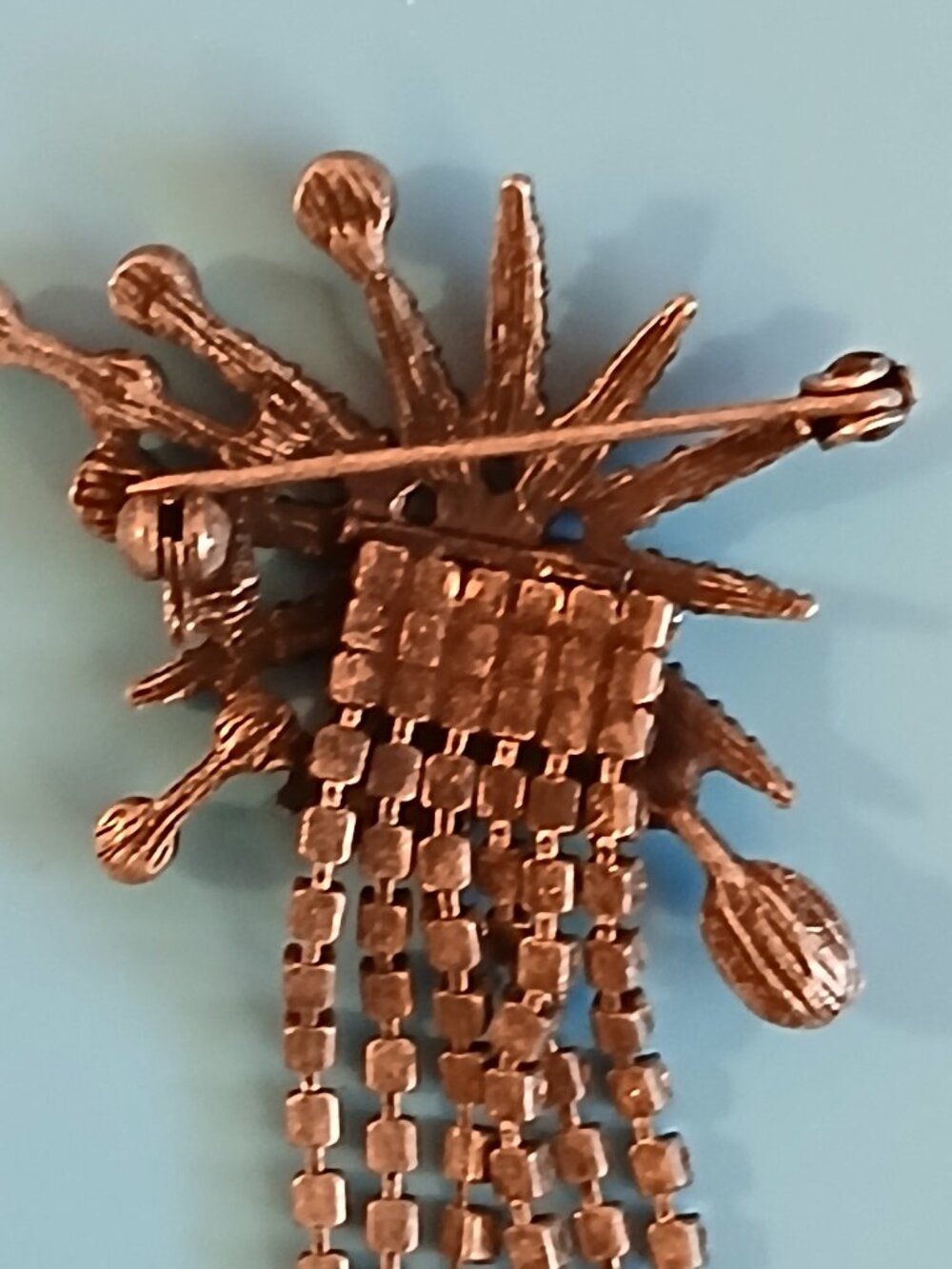 Shooting Star Rhinestone Brooch - Picture 3 of 3